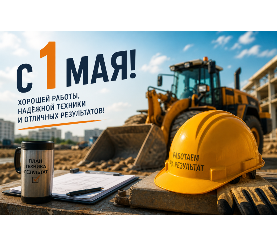 С 1 мая! 🚜