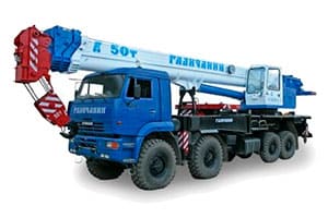 Автокран Камаз КС-65713-5 «Галичанин», 50 т